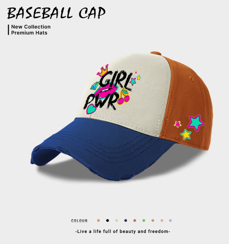European And American Style Casual Baseball Cap For Women