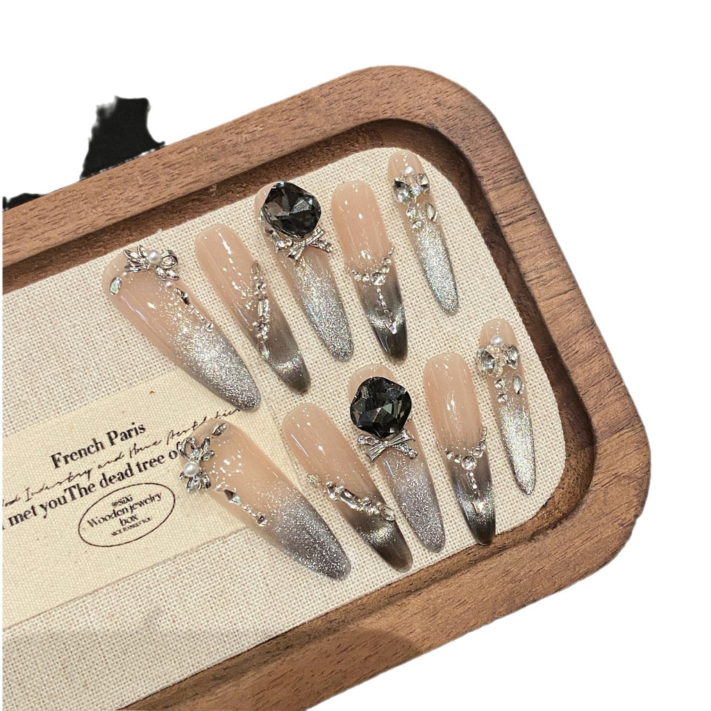 Autumn And Winter Gradient Cat Eye New White High-grade Wear Armor